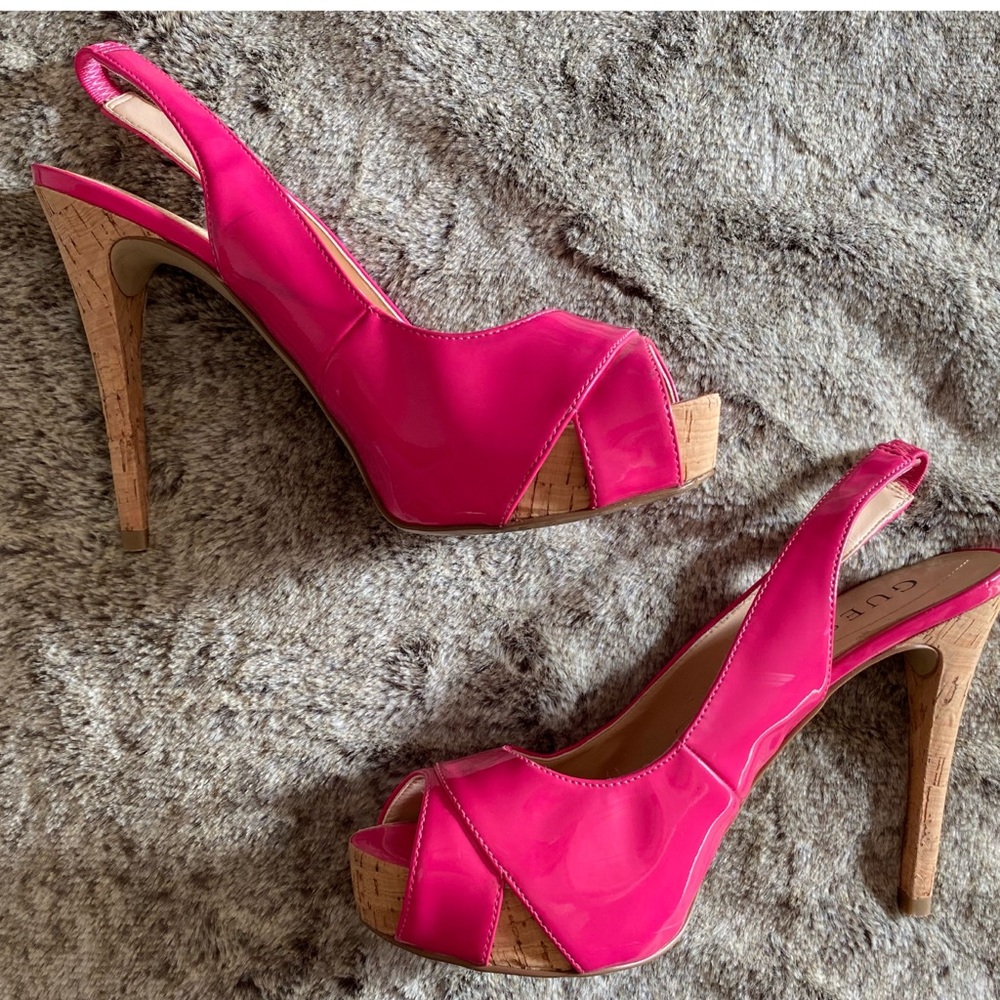 Hot Pink Guess Stilettos
